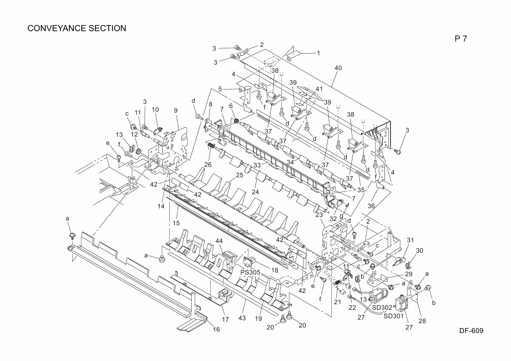 Konica-Minolta Options DF-609 A052 Parts Manual-5